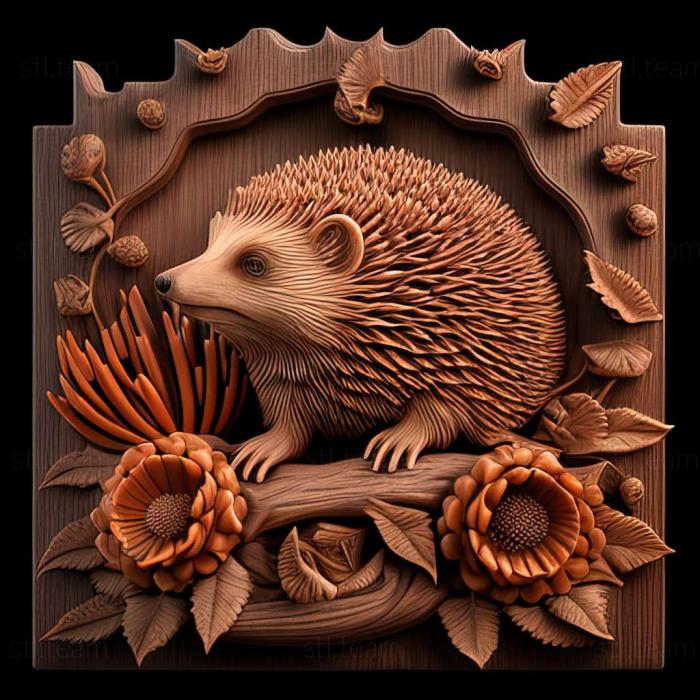 3D model hedgehog (STL)